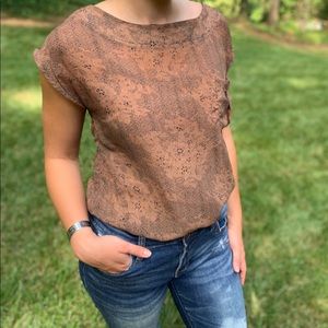 Fab’rik Brown Short Sleeve Shirt